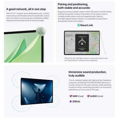 HUAWEI MatePad Air 12 inch 2025 WiFi, 12GB+256GB, HarmonyOS 5.0 Hisilicon Kirin T92B, Not Support Google Play, 12GB+256GB