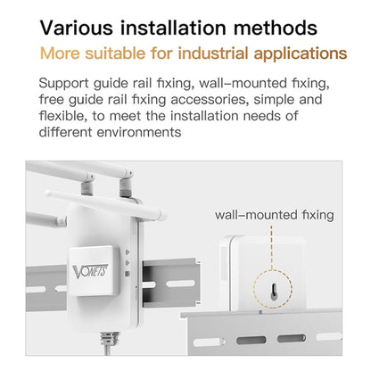 VONETS VAR1200-H 1200Mbps Wireless Bridge External Antenna Dual-Band WiFi Repeater, With 4 Antennas + DC Adapter Set, VAR1200-H With 4 Antennas + DC Adapter Set