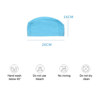 Adult Waterproof PU Coating Stretchy Swimming Cap Keep Long Hair Dry Ear Protection Swim Cap, PU Swim Cap (Black), PU Swim Cap (Blue), PU Swim Cap (Silver), PU Swim Cap (Baby Blue), PU Swim Cap (Pink)