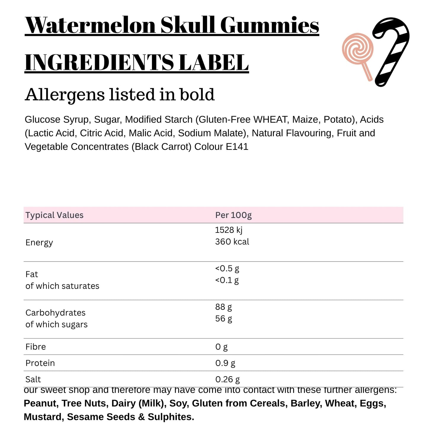 Watermelon Skull Gummies