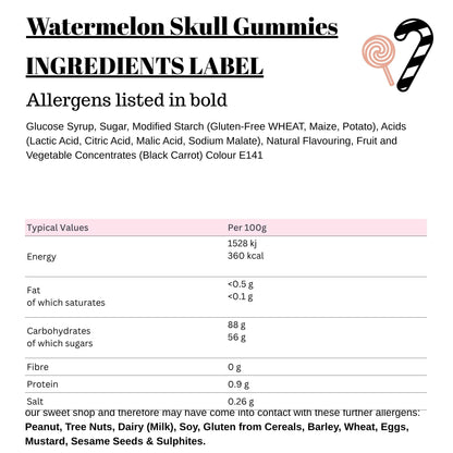 Watermelon Skull Gummies