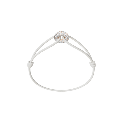 Mini Rose Soho Pavé Cord Bracelet