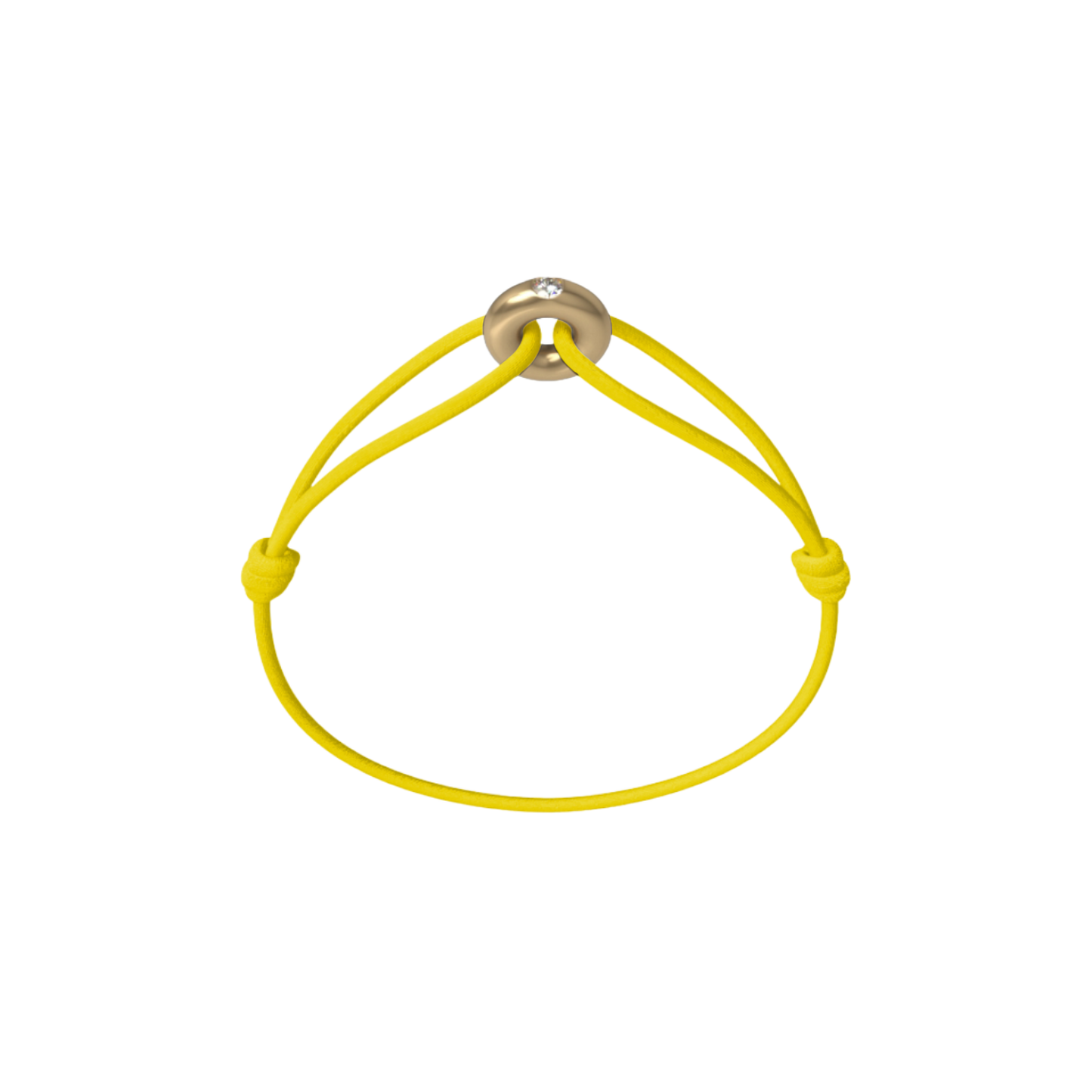 Mini Golden Soho Diamond Cord Bracelet