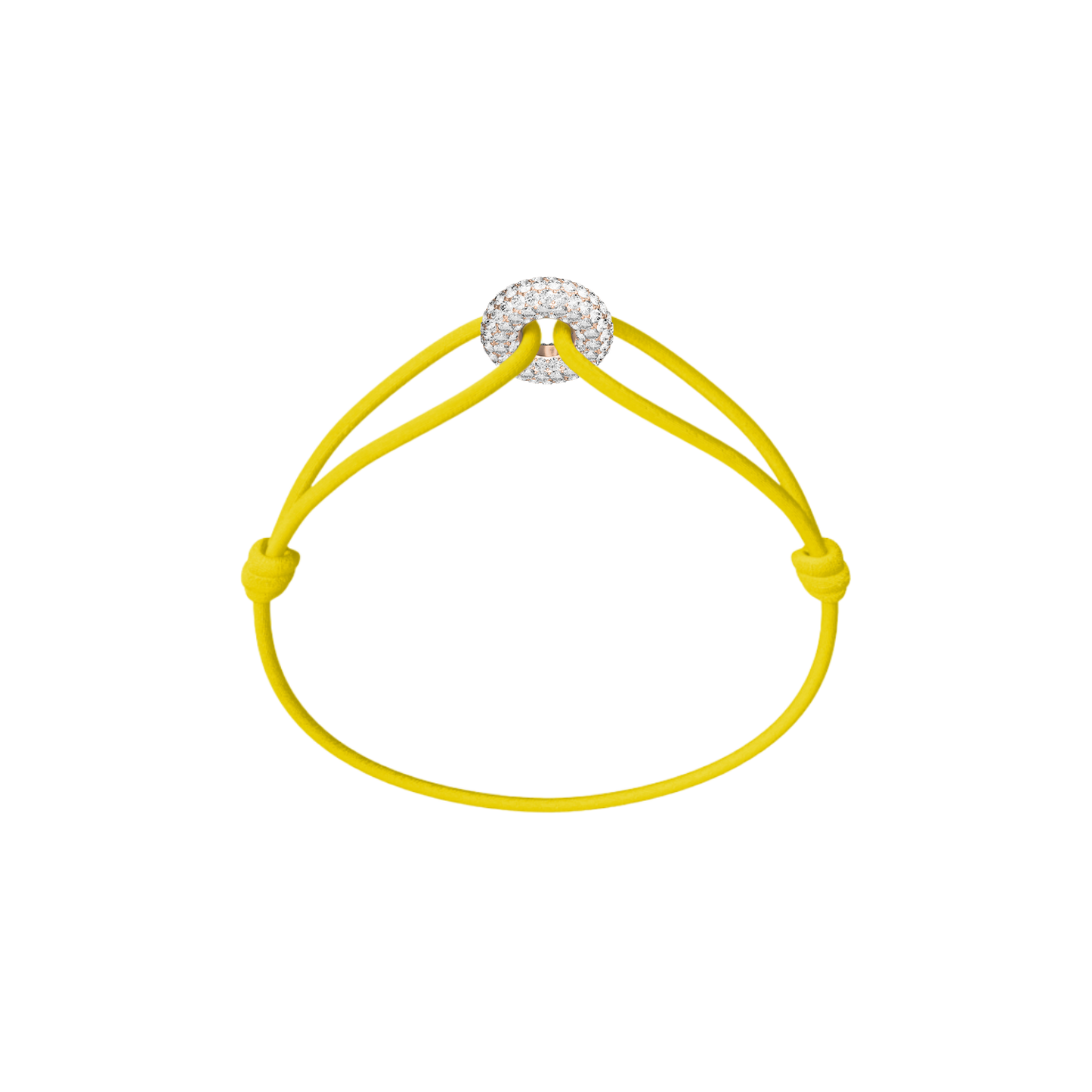 Mini Rose Soho Pavé Cord Bracelet