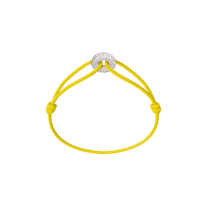 Mini Rose Soho Pavé Cord Bracelet
