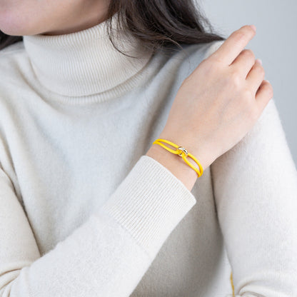 Golden Soho Diamond Cord Bracelet