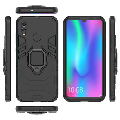 PC + TPU Shockproof Protective Case with Magnetic Ring Holder for Huawei Honor 10 Lite