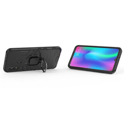PC + TPU Shockproof Protective Case with Magnetic Ring Holder for Huawei Honor 10 Lite
