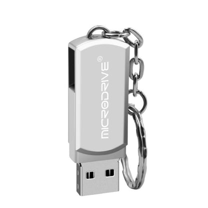 MicroDrive 16GB USB 2.0 Creative Personality Metal U Disk with Keychain, 16GB