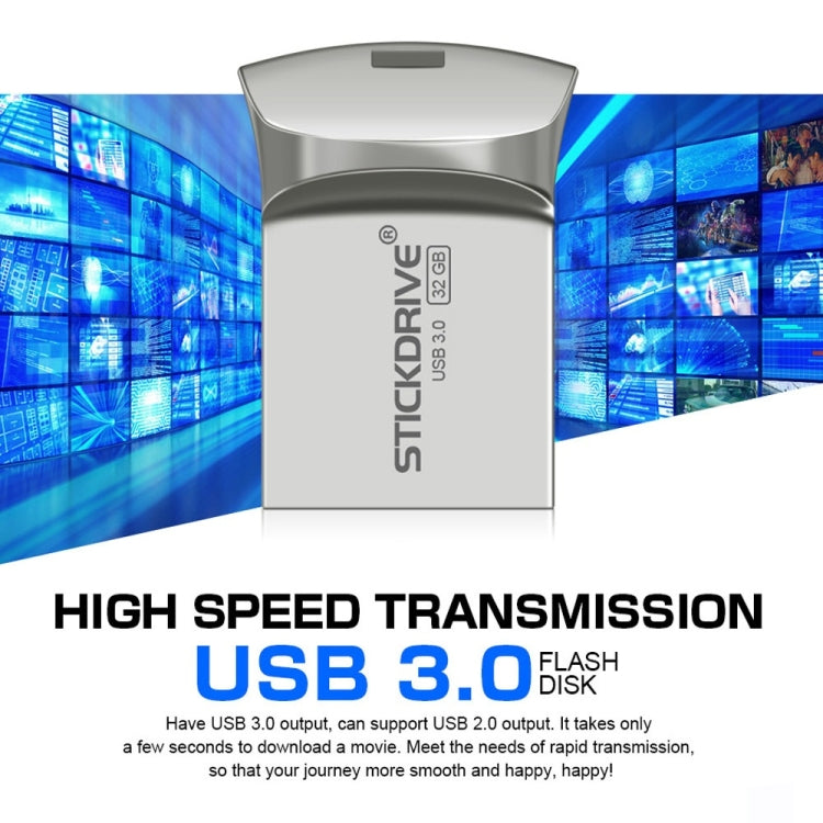 STICKDRIVE 128GB USB 3.0 High Speed Creative Metal U Disk, 128GB