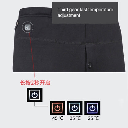 USB Secure Smart Thermostat Hair Hot Pants for Men (Color:Black Size:XXXXXL), L, XL, XXL, XXXL, 4XL, 5XL