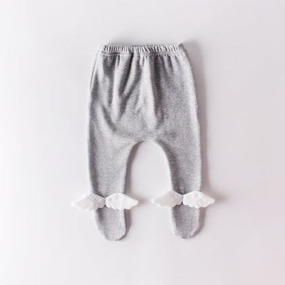 Infant Baby Cute Angel Wings Base Socks, white_80, white_90, 66, 73, 80, 90, white Plus Velvet_66, white Plus Velvet_73, white Plus Velvet_80, white Plus Velvet_90