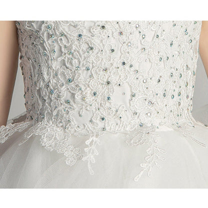 Sleeveless Short Lace Princess Dress Pettiskirt Performance Formal Dress for Girls, 100cm, 110cm, 120cm, 130cm, 140cm, 150cm, 160cm
