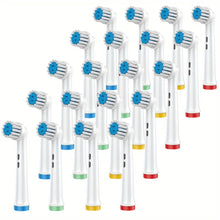 Pack of 20 Replacement Toothbrush Heads Compatible With Oral-B, Electric Toothbrush Heads Brush Heads Suitable For Oral B Replacement Heads Refill Pro 500/1000/1500/3000/3757/5000/7000/7500/8000
