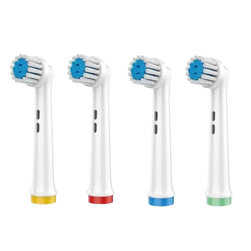Pack of 4 Replacement Toothbrush Heads Compatible With Oral-B, Electric Toothbrush Heads Brush Heads Suitable For Oral B Replacement Heads Refill Pro 500/1000/1500/3000/3757/5000/7000/7500/8000