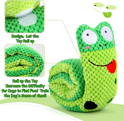 TUGME Squeak Dog Toys Stress Release Game For Boredom Dog Puzzle Toy IQ Training Snuffle Toys Foraging Instinct Training Suitable For Small Medium And Large Dogs