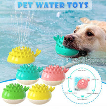 Floating Crocodile Sprinkler Toys, Dog Pool Floating Toys, Dog Water Spraying Toy for Chew Molar Teeth Cleaning Swimming Bathing, play Interactive, Suit for for Puppies Large Dogs