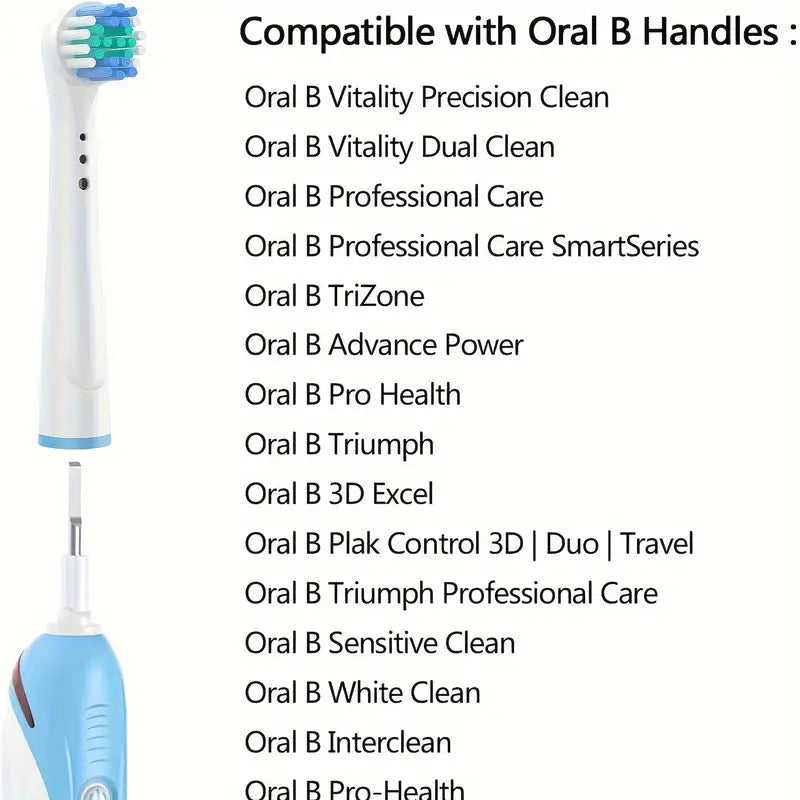 Pack of 16 oral\ b Professional Electric Toothbrush Heads Replacement, for Oral-B 7000/Pro 1000/9600/5000/3000/8000 Adult White, 1pc (16 Pack)
