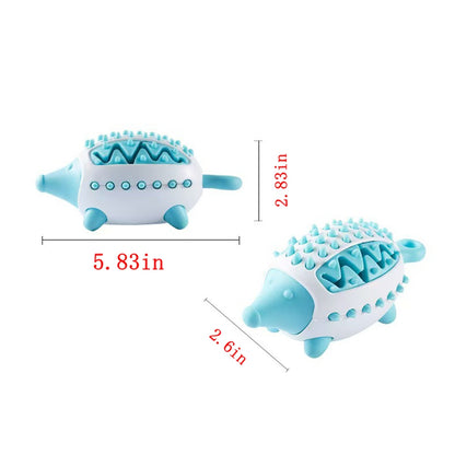 TUGME Dog Treat Interactive Chew Toy For Puppies Food-Leaking Design Teeth Grinding Cleaning Engaging Plaything For Dogs Encourages Healthy Eating And Weight Control