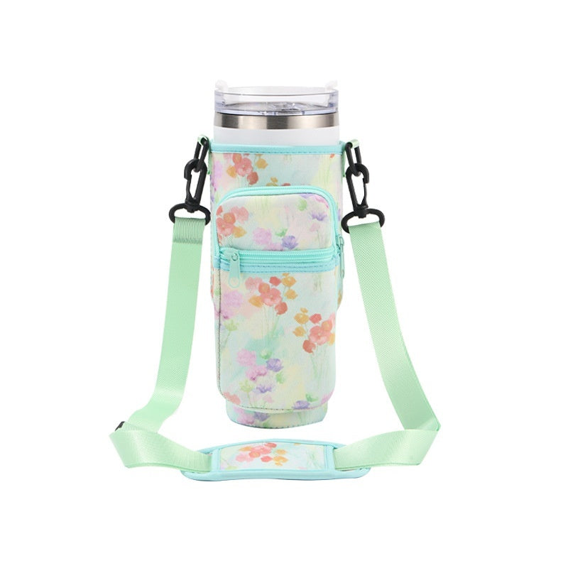 Cup Cover Car Handle Cup Cup Cover Crossbody Strap