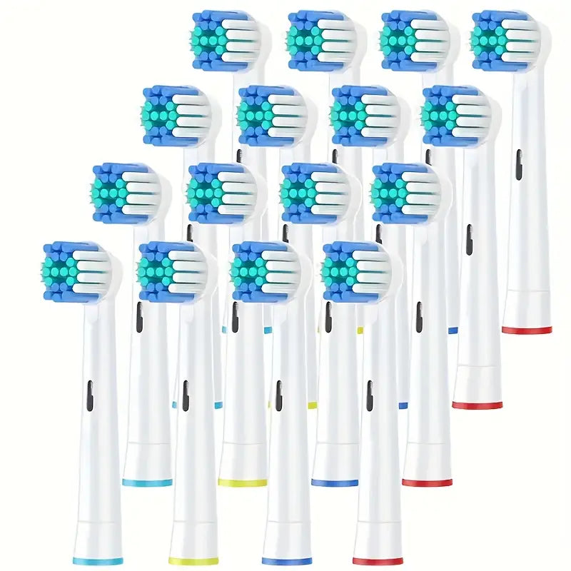 Pack of 16 oral\ b Professional Electric Toothbrush Heads Replacement, for Oral-B 7000/Pro 1000/9600/5000/3000/8000 Adult White, 1pc (16 Pack)