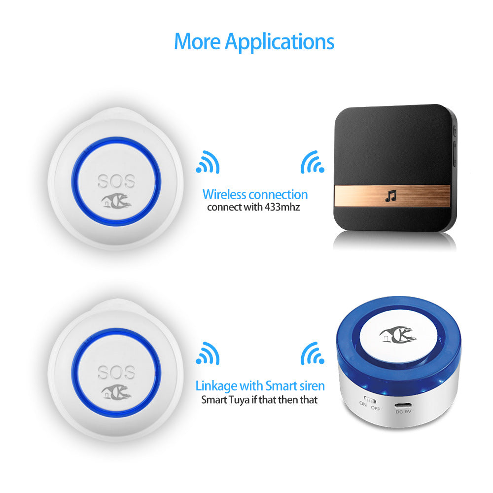 Elderly Sos Alarm Call Intelligent Wifi Emergency Button