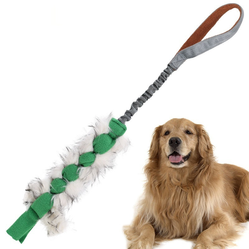 TUGME Cord Teether Bends And Hitches Bite-resistant Tug-of-war Woven Bends And Hitches Interactive Relieving Stuffy Pet Toy