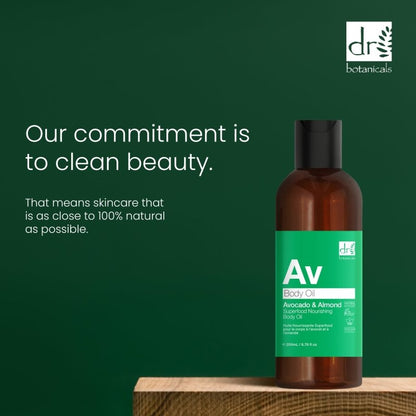 Avocado & Almond Superfood Nourishing Body Oil 200ml