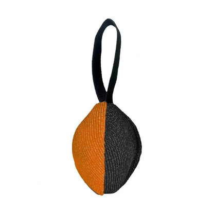 TUGME Linen Tug Toy With Pull Tab Durable Interactive Dog Training Tool For Prey Drive Retrieval Agility Development