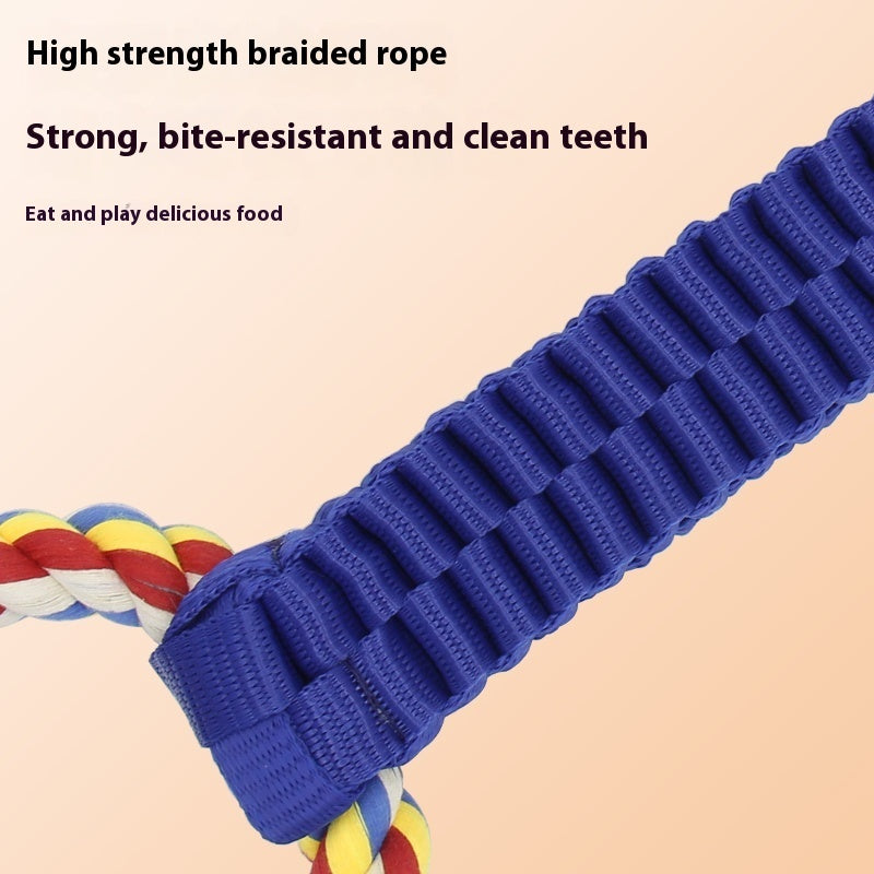 TUGME Dog Tug-of-war Toy Interactive Tooth Cleaning String