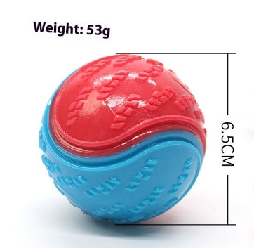 TUGME Pet Toy Dog Molar Long Lasting Sounding Training Ball