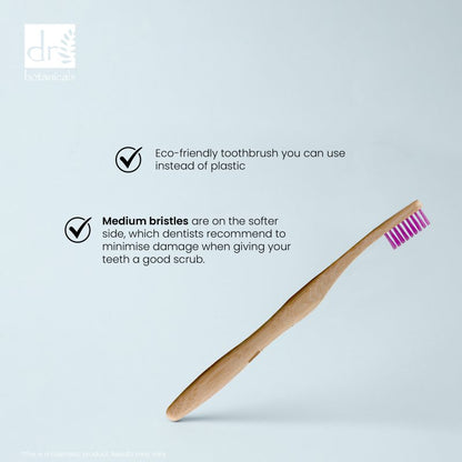 Bamboo Toothbrush Purple