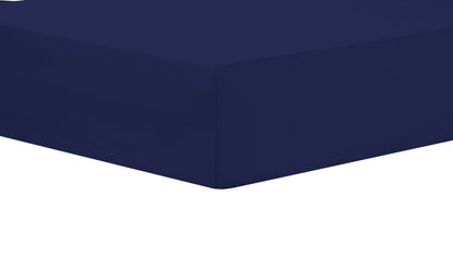 Basics Super Soft Durable Fitted Sheet High-Quality Indus Valley Cotton Linen Elasticated for Perfect Fit Multiple Sizes and Colours OEKO-TEX Certified Bedding by OLIVIA ROCCO