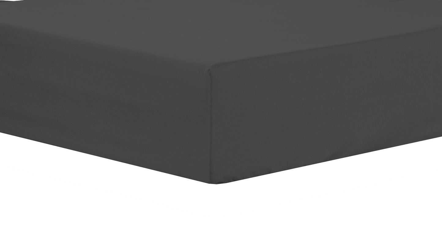 Basics Super Soft Durable Fitted Sheet High-Quality Indus Valley Cotton Linen Elasticated for Perfect Fit Multiple Sizes and Colours OEKO-TEX Certified Bedding by OLIVIA ROCCO
