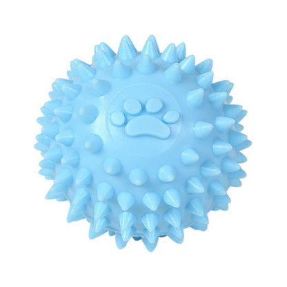 TUGME Dog Chewing Toy Interactive Rubber Ball For Small Large Dog Cat Pet Tooth Cleaning Indestructible Footprint Ball Pet Accessories