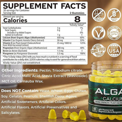 Algal Calcium Gummies