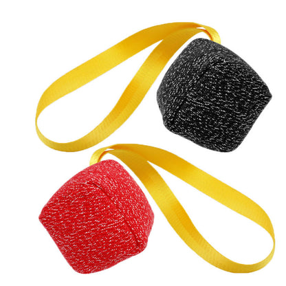 TUGME Pet Biting Pillow Chewing Teeth Coarse Hemp Interactive Dog Training