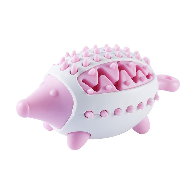 TUGME Dog Treat Interactive Chew Toy For Puppies Food-Leaking Design Teeth Grinding Cleaning Engaging Plaything For Dogs Encourages Healthy Eating And Weight Control
