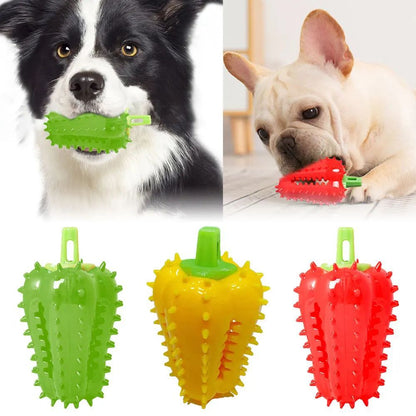 TUGME Interactive Dog Teething Chili Chewers Toy Interactive Toys Dog Toys