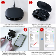 Sports Wireless Bluetooth Earphones Headphones Ear Hook Running Bass Earbuds