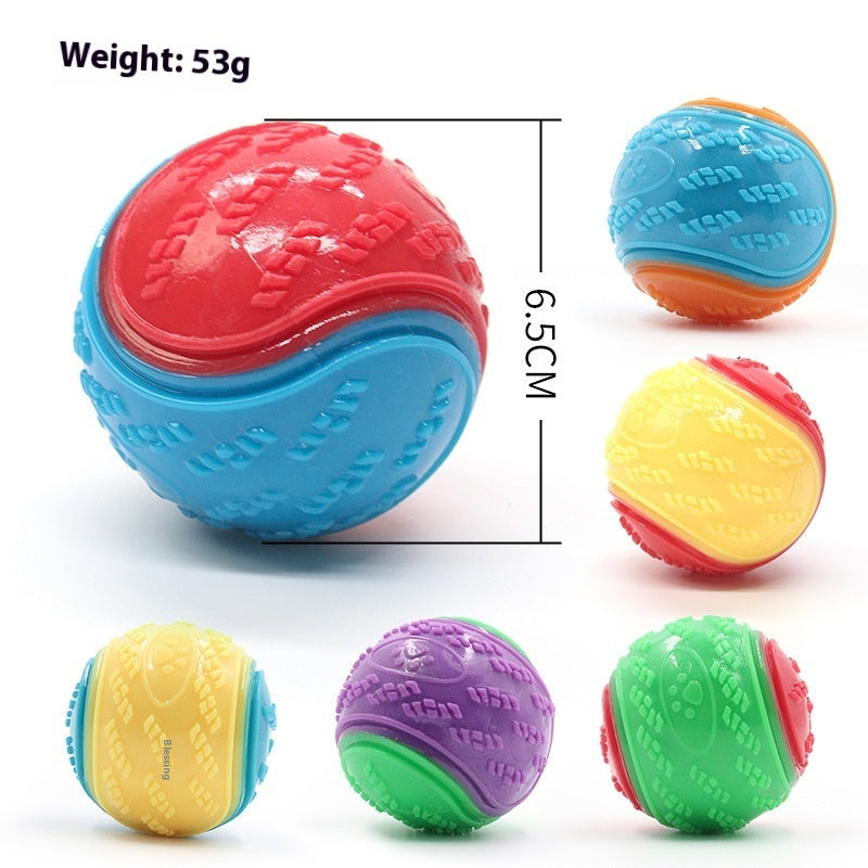 TUGME Pet Toy Dog Molar Long Lasting Sounding Training Ball