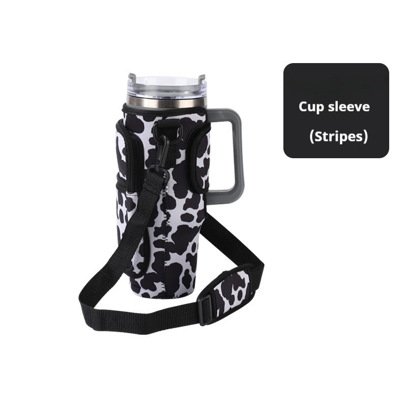 Cup Cover Car Handle Cup Cup Cover Crossbody Strap