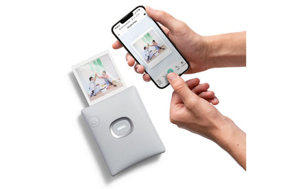 Fujifilm Instax PAL Digital Camera with Square Link Printer Bundle - White