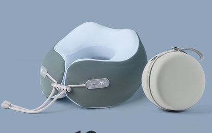 Memory Foam U-shaped Pillow Travel Neck Pillow Storage