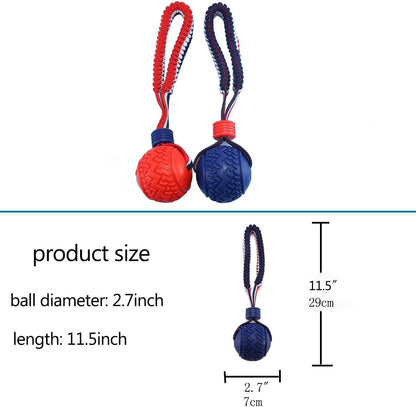 Dog Ball With Rope Toy Ball On A Rope Dog Toy For Medium And Small Dog Tough Rope Toy Non Toxic And Durable Dog Balls Toys