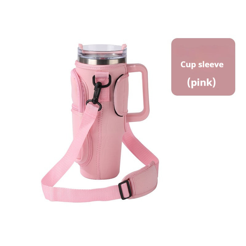 Cup Cover Car Handle Cup Cup Cover Crossbody Strap