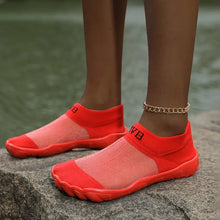 Breathable Fabric Women's Solid Color Stretch Water Shoes - EVA Sole, Soft Sole for Swimming and Aquatic Activities, All-Season Indoor Yoga Sports Footwear Red & other colors