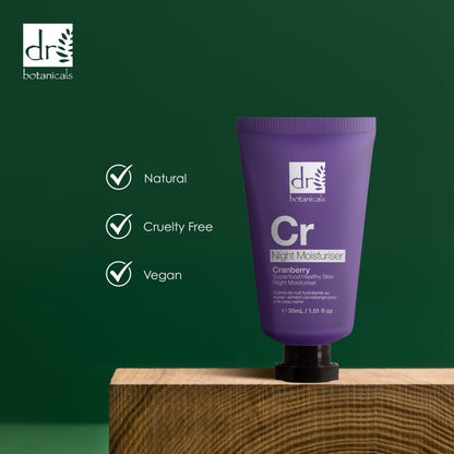 Cranberry Superfood Healthy Skin Night Moisturiser 30ml