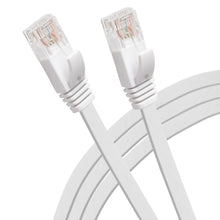 Maplin RJ45 CAT6 UTP Flat Ethernet LAN Cable - White