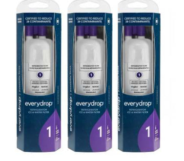 Genuine EveryDrop EDR1RXD1 Refrigerator water filter 1, Replacement for whirlpool Maytag Amana – 1 to 4 Pack